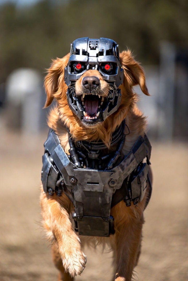 Future_ATH's tweet photo. Hello , here is T800 Barking Puppy https://t.co/URJI9HfP9P