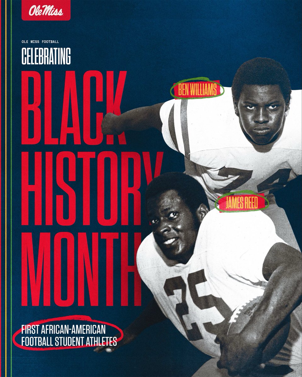 Honoring the legacy of Black excellence while empowering the future, this month and beyond.

#HottyToddy | <a href="/OleMissFB/">Ole Miss Football</a>