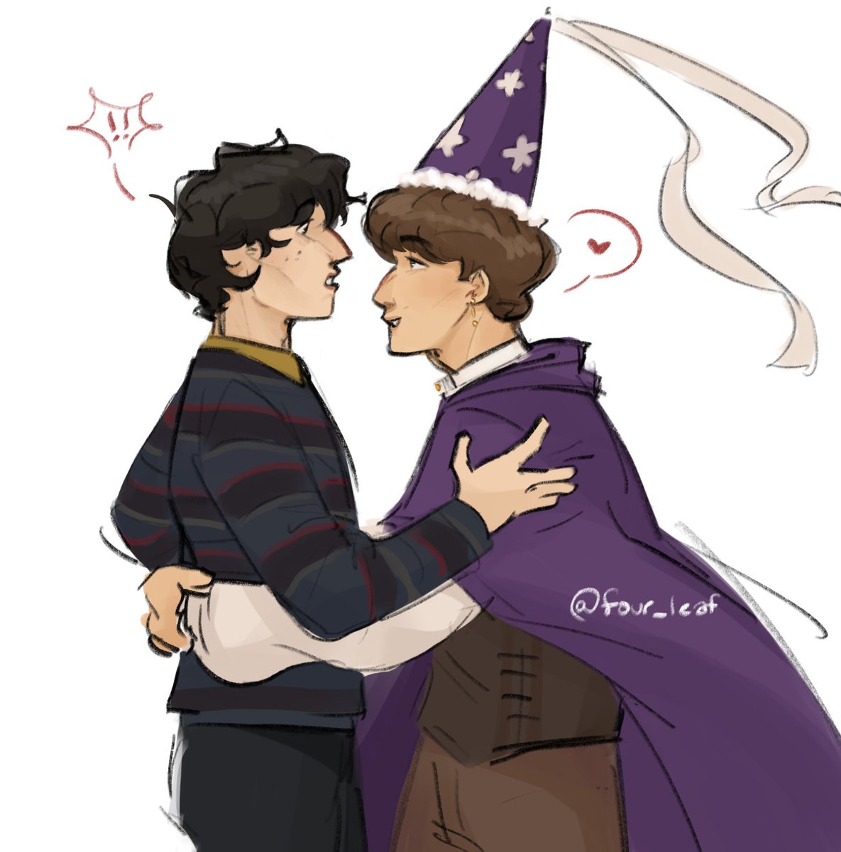 fourleafroses's tweet image. yes I do take art requests! Here’s your #wisewheeler ❤️ #willbyers #mikewheeler #byler