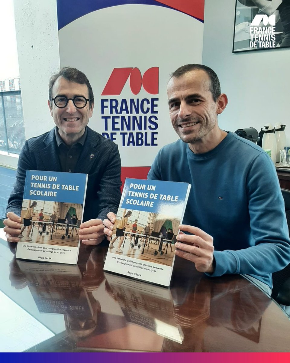 La FFTT s'associe à la démarche de Régis Galek, enseignant agrégé d'EPS et entraîneur diplômé, auteur de l'ouvrage "Pour un tennis de table scolaire" 📕🎓

📎 Toutes les informations ➡️ www2.fftt.com/actualites/fed…