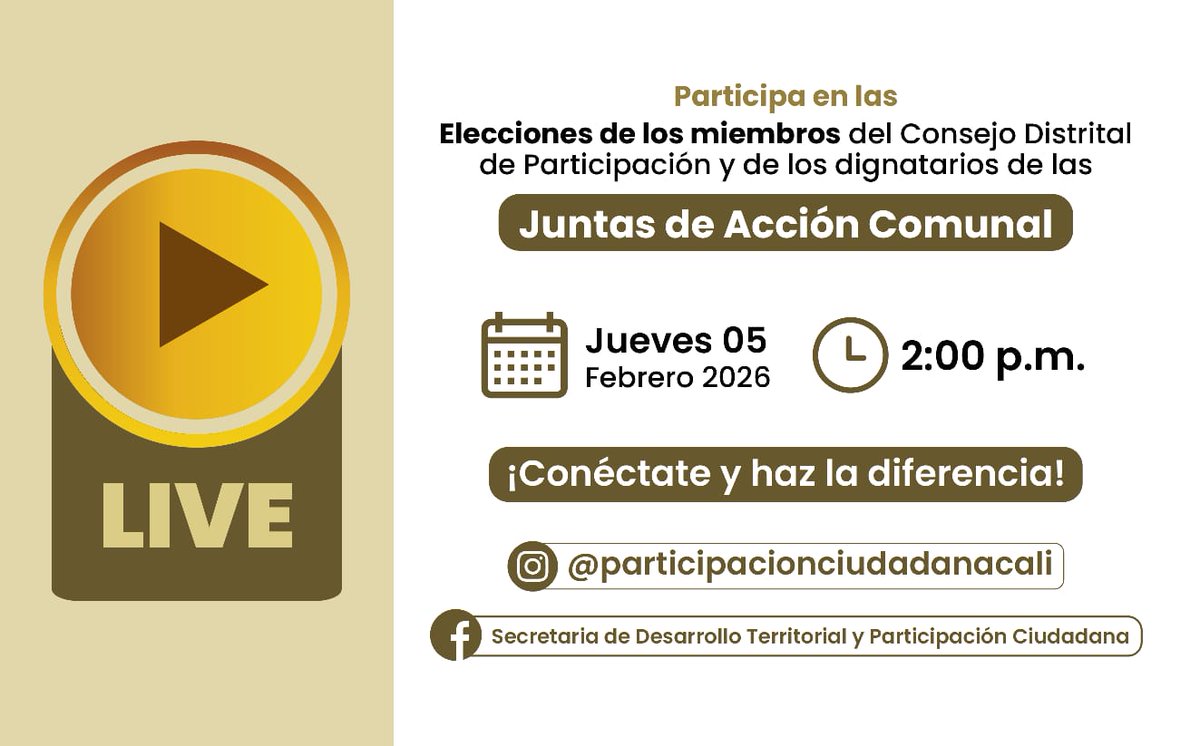 Desarrollo Territorial y Participación Ciudadana tweet media