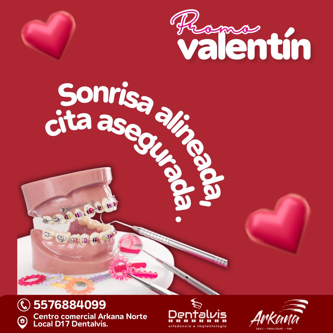 ArkanaNorte's tweet photo. Este 14 de febrero, dale un upgrade a tu sonrisa y deja que hable por ti ✨
Porque una sonrisa alineada se nota desde el primer hola 😏🦷

💖 Promoción especial por San Valentín #plazaarkana
📩 Agenda tu cita y enamórate de tu sonrisa
📍 Clínica Dentalvis Arkana Norte https://t.co/x5yHRVF3vr
