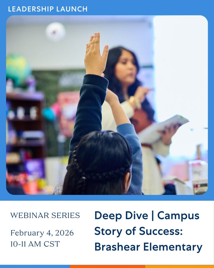 HoldsworthCentr's tweet photo. What does real campus transformation look like? ๐
Join us for this FREE webinar on 2/4 featuring Brashear Elementaryโs journey to boost student achievement in Dallas ISD.
Register todayโitโs free! https://t.co/48W3wkuf5h
#LeadershipLaunch #HoldsworthCenter #EducationLeadership https://t.co/e4fbVTfQyV