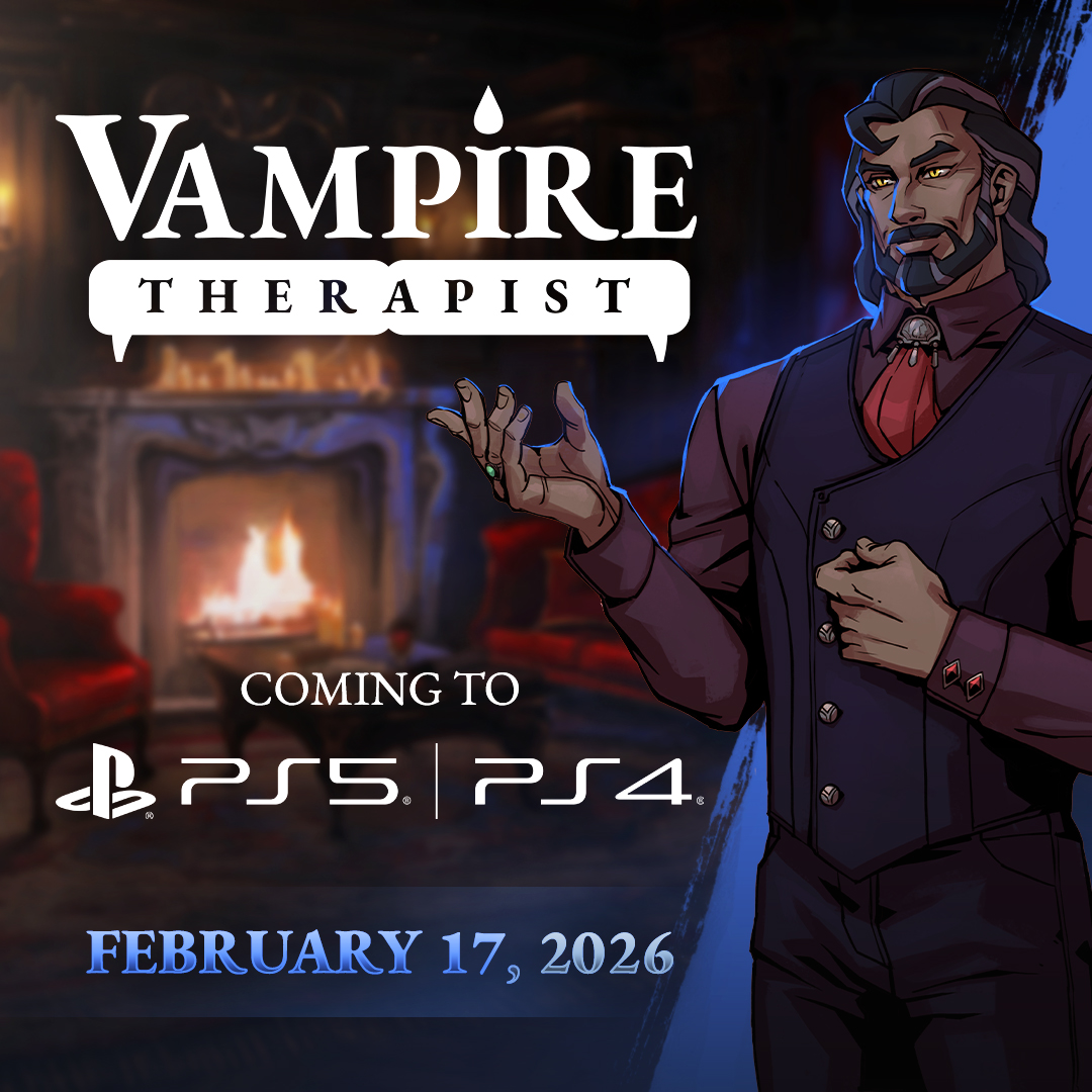 LittleBatGames's tweet image. We're proud to announce that we're joining publisher @ULTGames' stable of weird European sim games with our BAFTA-nominated title Vampire Therapist! Coming very soon to Nintendo, Sony, and Microsoft consoles! 🧛

⚰️Arise, console owners! It's time for some therapy.⚰️