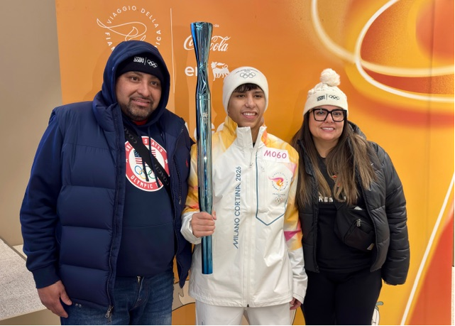nortonrainey3's tweet photo. From an ACE Scholarship recipient to Princeton wrestler and 2024 Daniels Fund Scholar, Dale O’Blia carried the Olympic torch yesterday in Bergamo, Italy 🇮🇹 (Link below to his powerful 2024 ACE luncheon speech showing the life-changing impact of ACE.)@WhiteHouse @EDSecMcMahon @KeriDIngraham @DeAngelisCorey @edchoice @ACEscholarships @Daniels_Fund 
https://t.co/bHk7qPzH0R