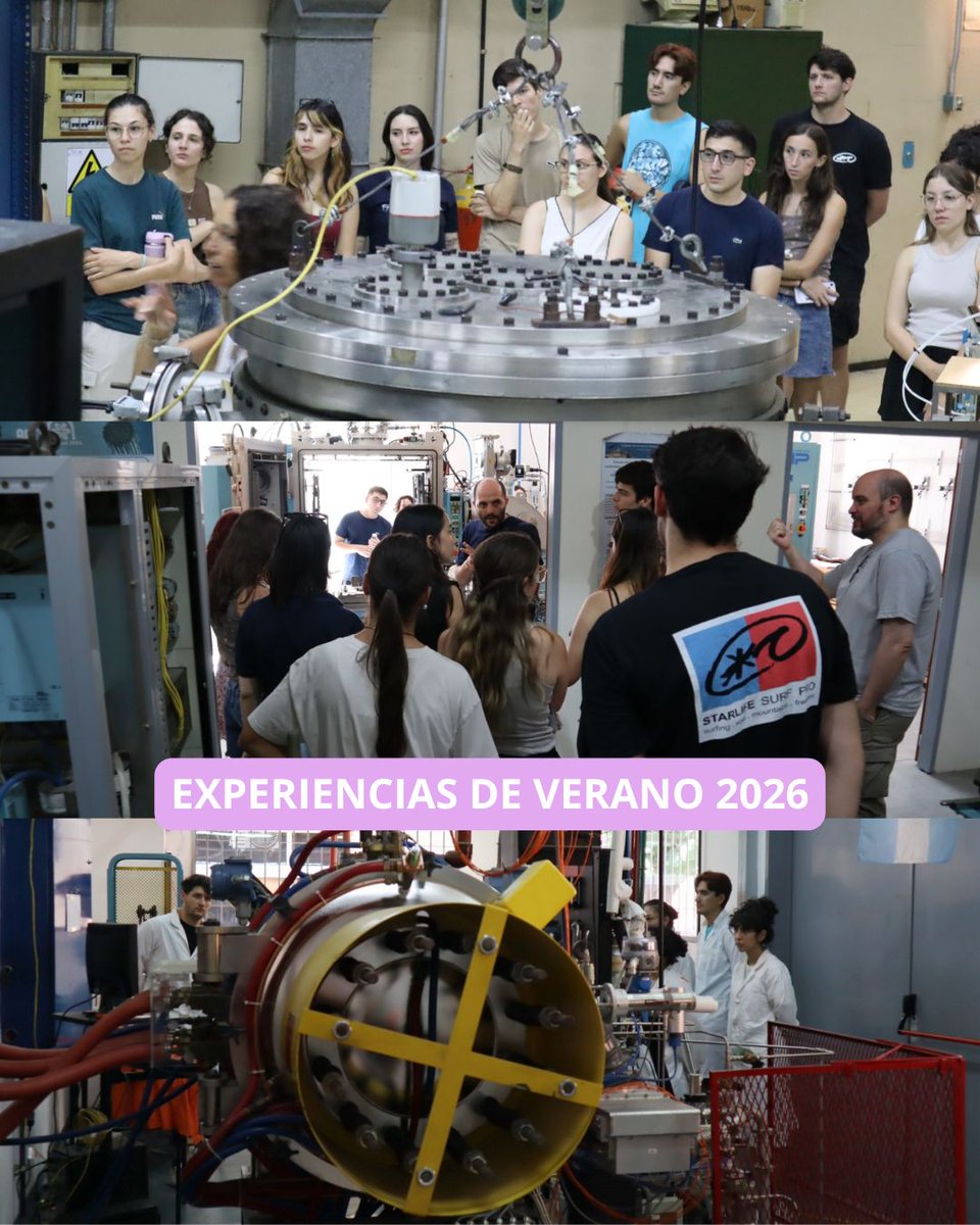 InstitutoSabato's tweet photo. ¡Arrancaron las Experiencias de Verano ☀️🔬
Ayer se presentaron las líneas de trabajo de laboratorio.
Hoy recorrieron los laboratorios del Centro Atómico Constituyentes y a cada participante se le asignó un tema según sus intereses.
Un mes de aprendizaje y experiencias reales. 🚀 https://t.co/d3bP7g6gXe
