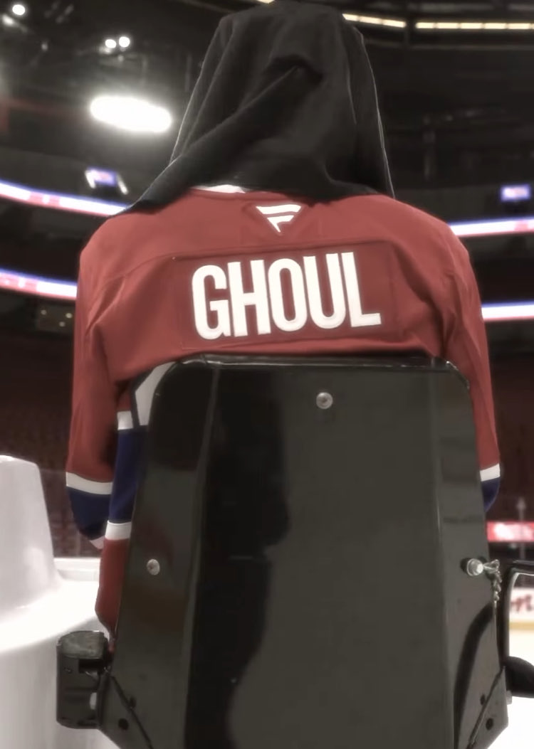 Moog6664's tweet photo. Yeah. I am not letting this go. 
My two favourite things collide. 
@thebandGHOST &amp; @CanadiensMTL 
#GoHabsGo https://t.co/DjaLEhrq4v