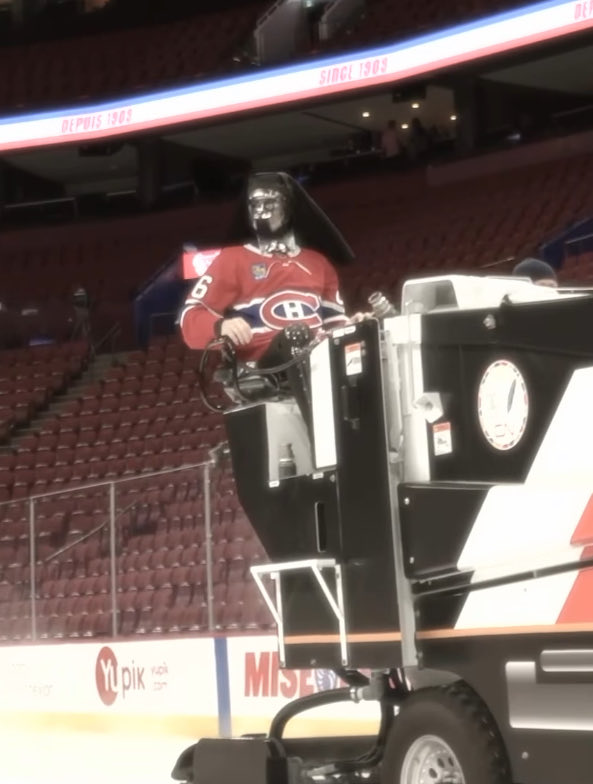 Moog6664's tweet photo. Yeah. I am not letting this go. 
My two favourite things collide. 
@thebandGHOST &amp; @CanadiensMTL 
#GoHabsGo https://t.co/DjaLEhrq4v