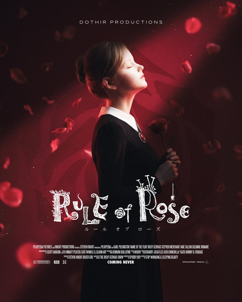 Dothir's tweet image. Rule of Rose 🥀 

Poster Design
