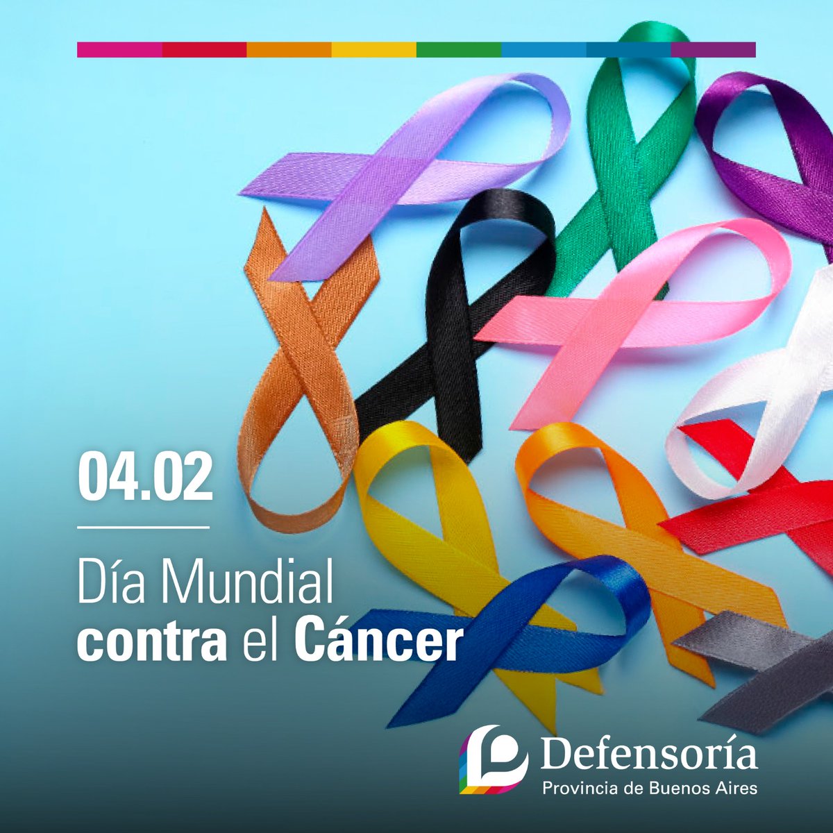 🟣 04.02 | Día Mundial contra el Cáncer

▶️ En Argentina, el cáncer representa la segunda causa de muerte, afectando a más de 150.000 personas por año y siendo la principal causa de muerte entre los 40 y 64 años.