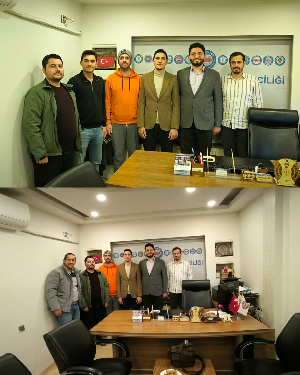 📌 Anadolu Gençlik Derneği Afyonkarahisar Şube Başkanı <a href="/yesilmvlt/">Mevlüt Yeşil</a> ve heyeti, Genç Memur-Sen İl Başkanımız <a href="/HakanBuldan/">Ahmet Hakan Buldan</a> ve Yönetim Kurulu Üyelerimizi ziyaret etti.
Kendilerine ziyaretleri için teşekkür ederiz.