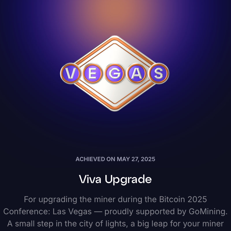 CassMounier's tweet photo. Check out this exciting milestone my miner has reached #GoMining_token ⁦@GoMining⁩ https://t.co/rQy7EY27t4