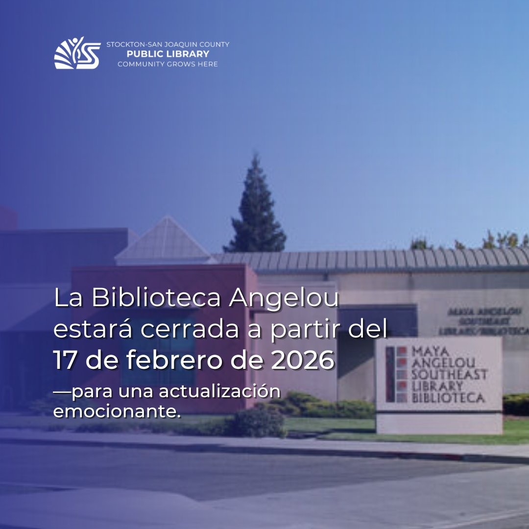 The Angelou Library will be temporarily closed starting February 17th as we refresh our space.