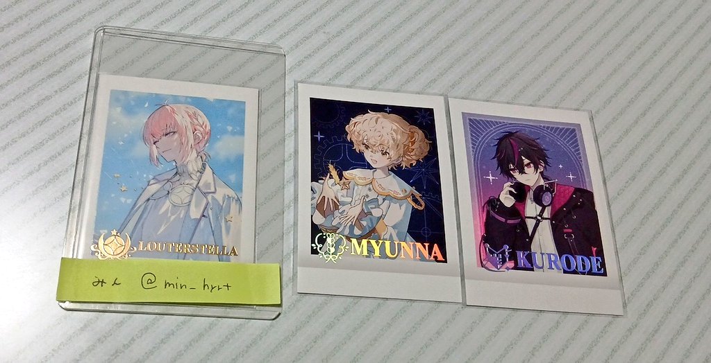 min__hyrt's tweet photo. 【交換】
フラガリアメモリーズ　フラメモ　ぱしゃこれ　vol.2　箔押し
譲||ミュンナ(MV)、クロード(BoW)
求||ルタール(MV)、メロルド(BoW)
MV ⇋MV、BoW⇋BoWのみ
郵送希望
ピンポイントのため難しいと思いますが、お気軽にお声かけください。 https://t.co/jjJI1MuIa1