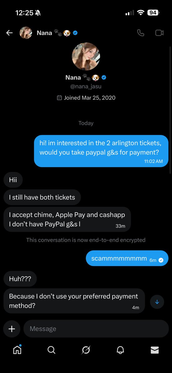 brookem176's tweet photo. @nana_jasu This is a scam sadly https://t.co/7Tr86PwVRW