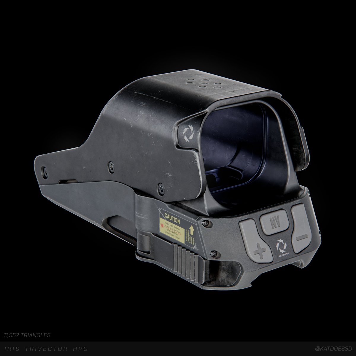 KatDoes3D's tweet image. The Trivector HPG is complete!!
#b3d #hardsurface #guns #optics #gameready #3Dartist