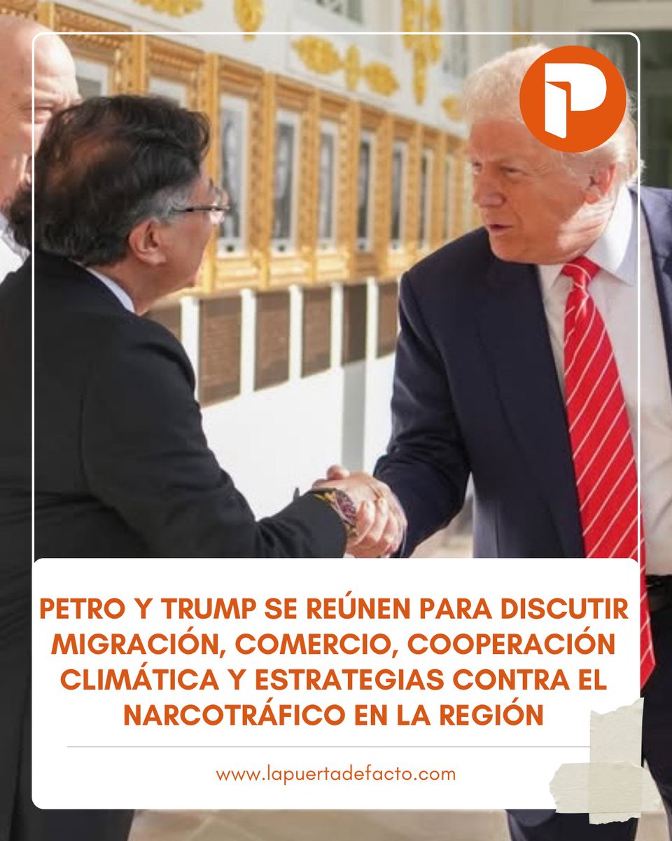 En un encuentro de simbolismo, Gustavo Petro y Donald Trump reabren canales de diálogo sobre comercio, migración y clima, recordando que las diferencias pueden transformarse en cooperación para el hemisferio. 
#Petro #Trump #Diplomacia #AméricaLatina #RelacionesInternacionales