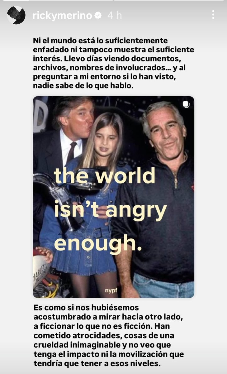 Esto de Ricky me está pasando 
En mi trabajo he sacado yo el tema, no les parecía importante y además "aquí tenemos problemas peores"
Y en mi entorno sí han oído algo pero sin poner mucha atención 
Qué impotencia!!