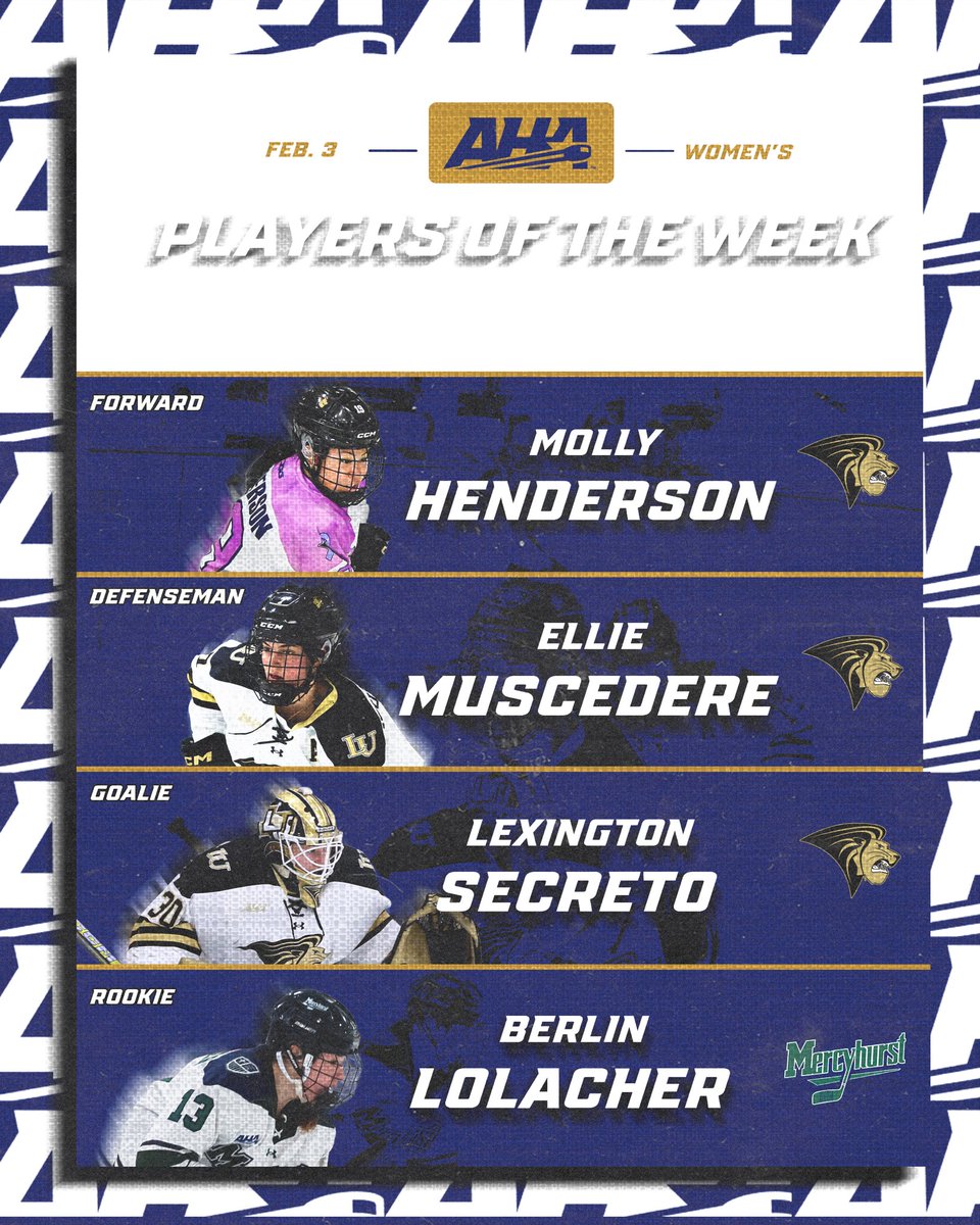 Shining the spotlight on our Women’s POTW ⭐️

#NCAAHockey