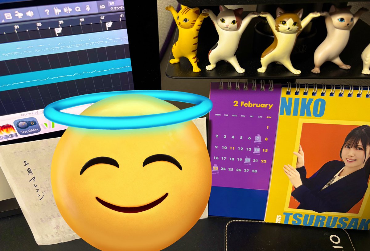 前もおんなじ事言ってたけど、
やっぱ1曲フル作るってすんごい大変だ、、、。

今月はもうただただひたすらにアレンジやら曲作りやら。

PCの前に書いて置いとくことにしましたw

ライブもあるし、レッスンもあるので良き塩梅で頑張るのであります😤