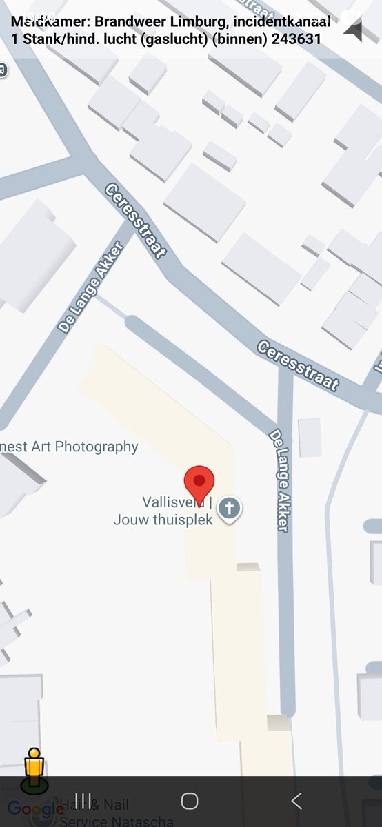 Gaslucht gemeld op De Lange Akker, Vaals