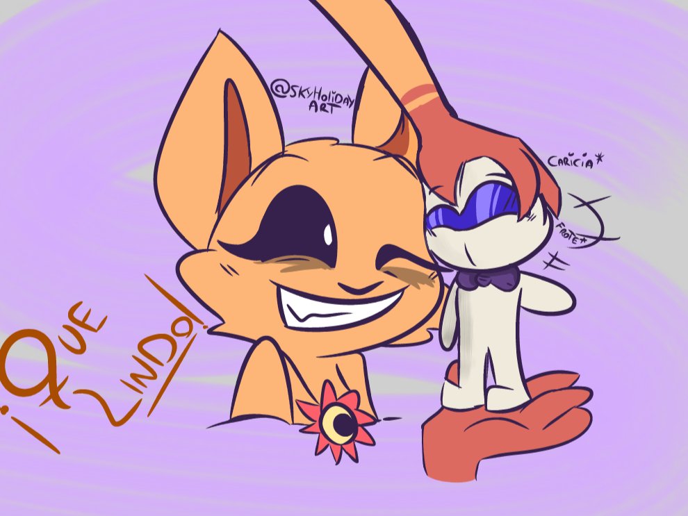 Bueno, aqui un regalito que le hice a un amigote llamado <a href="/Olimpia61107690/">Olimpia</a> con su personajecita Favorita~ 

¡CATFEINE! ☕☀️
#SmilingCrittersAU #FrowningCritters #Catfeine #Catnap #OC #fanart