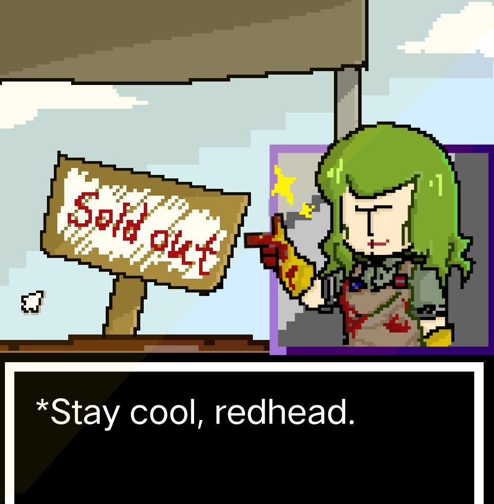 画了个仿游戏的图
依旧Butcher Hawk这一块