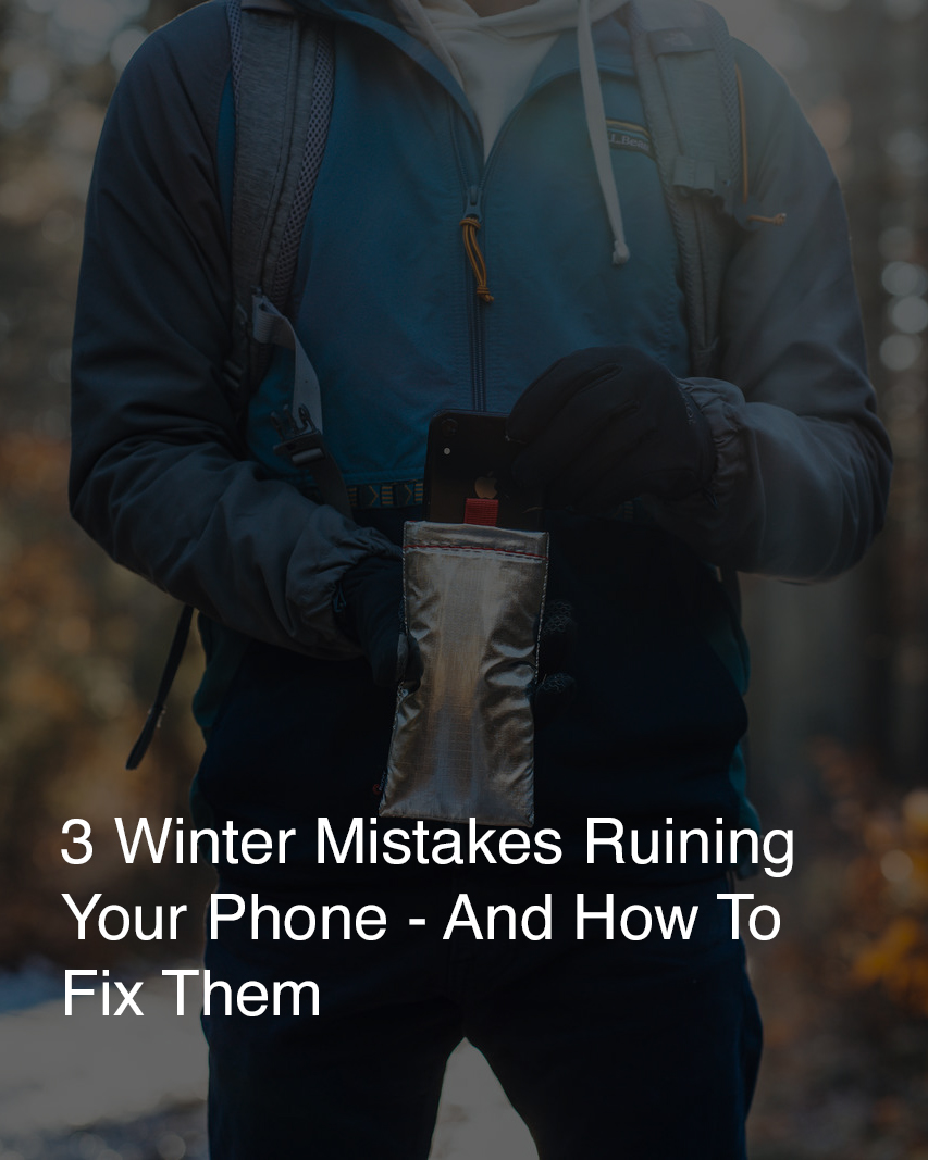 3 winter mistakes killing phone battery &amp; performance:
1️⃣ Leaving it unprotected in bags or cars
2️⃣ Rain, snow &amp; sweat causing damage
3️⃣ DIY fixes that don’t work 

PHOOZY protects from cold + extends battery life up to 4x. bit.ly/3WrRHQ5