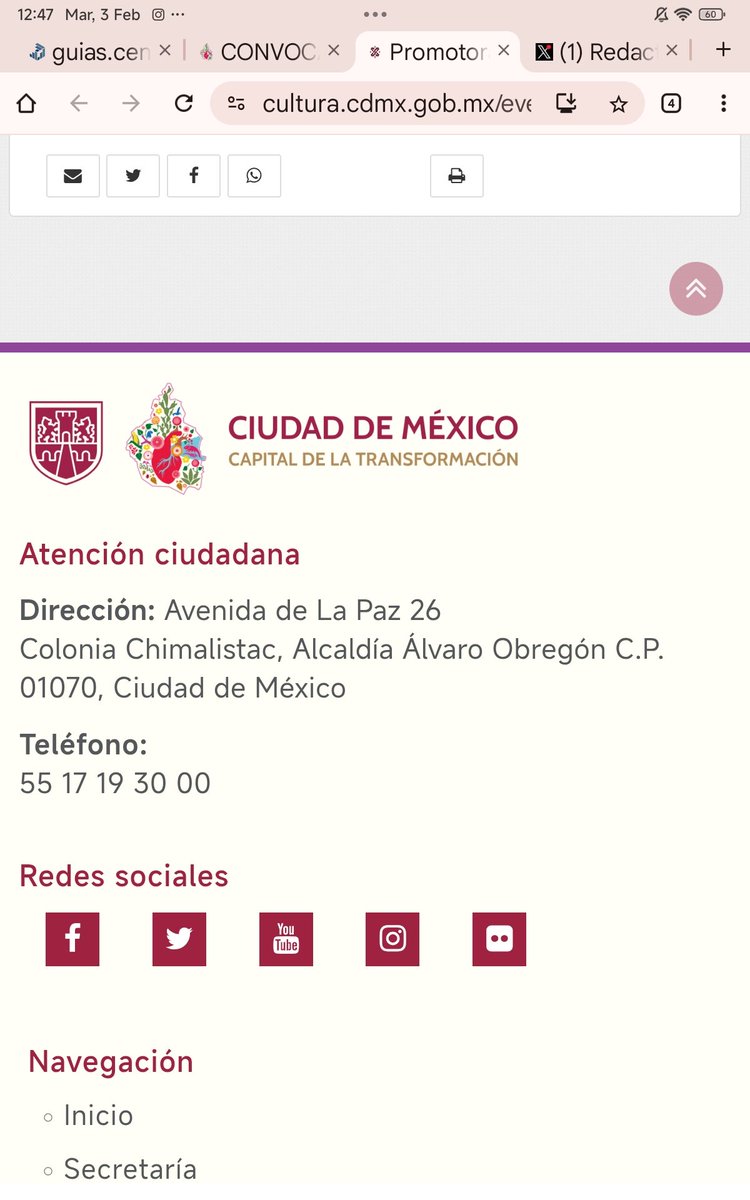 koganick's tweet photo. @CulturaCiudadMx hola, buena tarde¿Me pueden ayudar para el acceso al link de promotores? No me deja acceder, ya marqué al número de la página y me dice que no existe y que no es necesario que lo reporte, ¿Entonces a qué número me comunico? Gracias https://t.co/G3HR8VSEfi