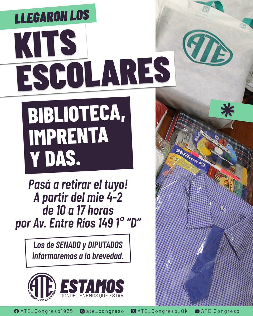🇦🇷ATE CONGRESO 🇦🇷 ⭐⭐⭐ (@ate_congreso_ok) on Twitter photo 