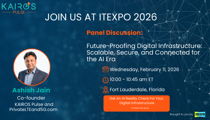 Join Ashish Jain (CEO, KAIROS Pulse) moderating Future-Proofing Digital Infrastructure at #ITEXPO, Feb 11 | 10:00 - 10:45 am ET.
Attending ITEXPO? Book time with Ashish for an AI reality check: calendly.com/kairospulse/me…

#ArtificialIntelligence