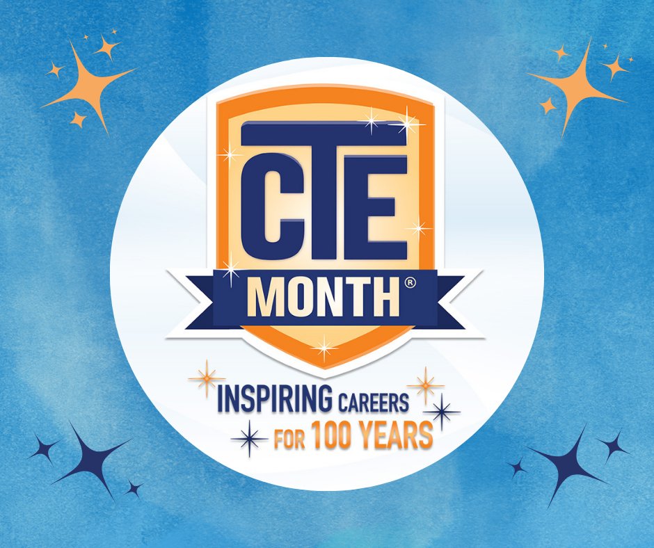 Career and Technical Education Month is here! ❤️ February is a time to recognize CTE programs and educators and the role CTE plays in preparing learners of all ages for high-skill, high-demand careers. 🛠️ #CTEMonth