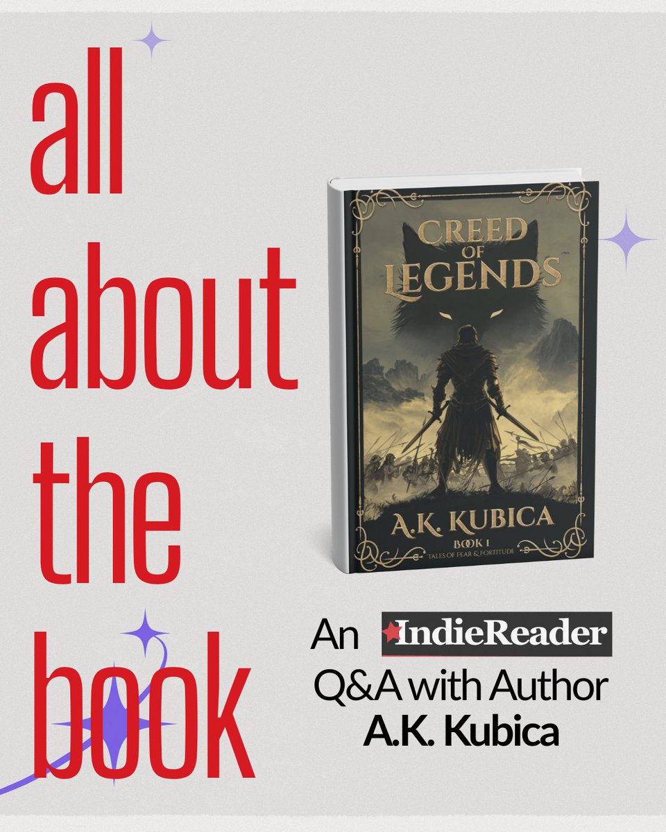 IndieReader's tweet image. “Life is full of the opportunity for risk-taking. If you always play it safe, you will never learn or grow.”

Read more of our interview with author A.K. Kubica: loom.ly/q9WwygM

#AKKubica #CreedofLegends #IndieReader #IndieBooks #IndieAuthors