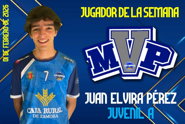 MVP | Juan Elvira Pérez del Juvenil División de Honor se lleva el premio al jugador destacado de la semana gracias a su buen trabajo y acierto goleador en la victoria de los suyos en tierras leonesas 6-7, sumando cuatro tantos a su cuenta que fueron vitales para el equipo.
