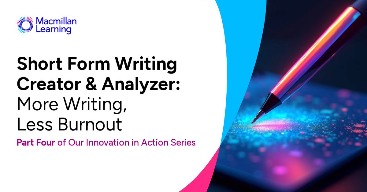 Macmillan Learning tweet media