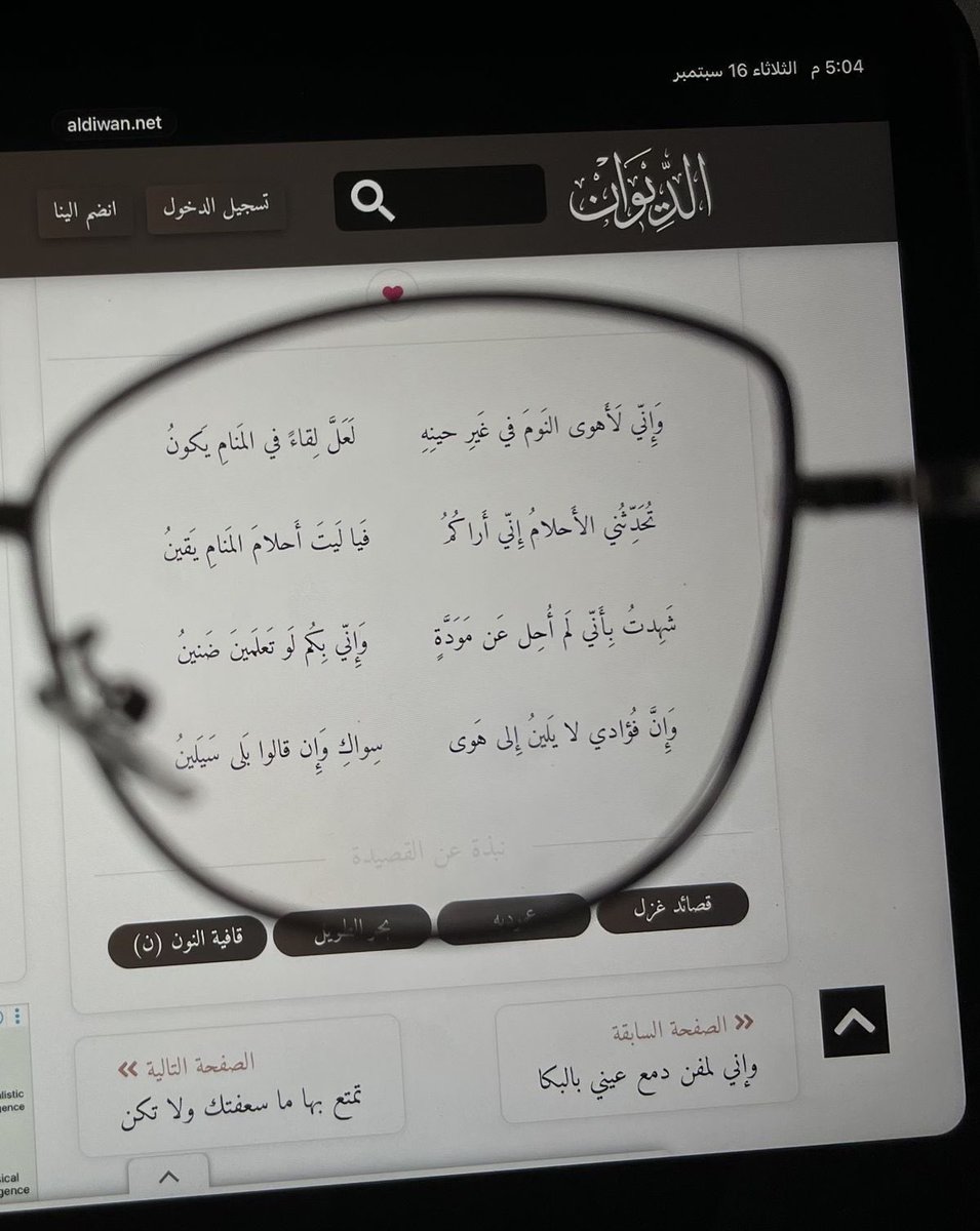 حين يضيق الواقع عن اللقاء، يتسع المنام له.