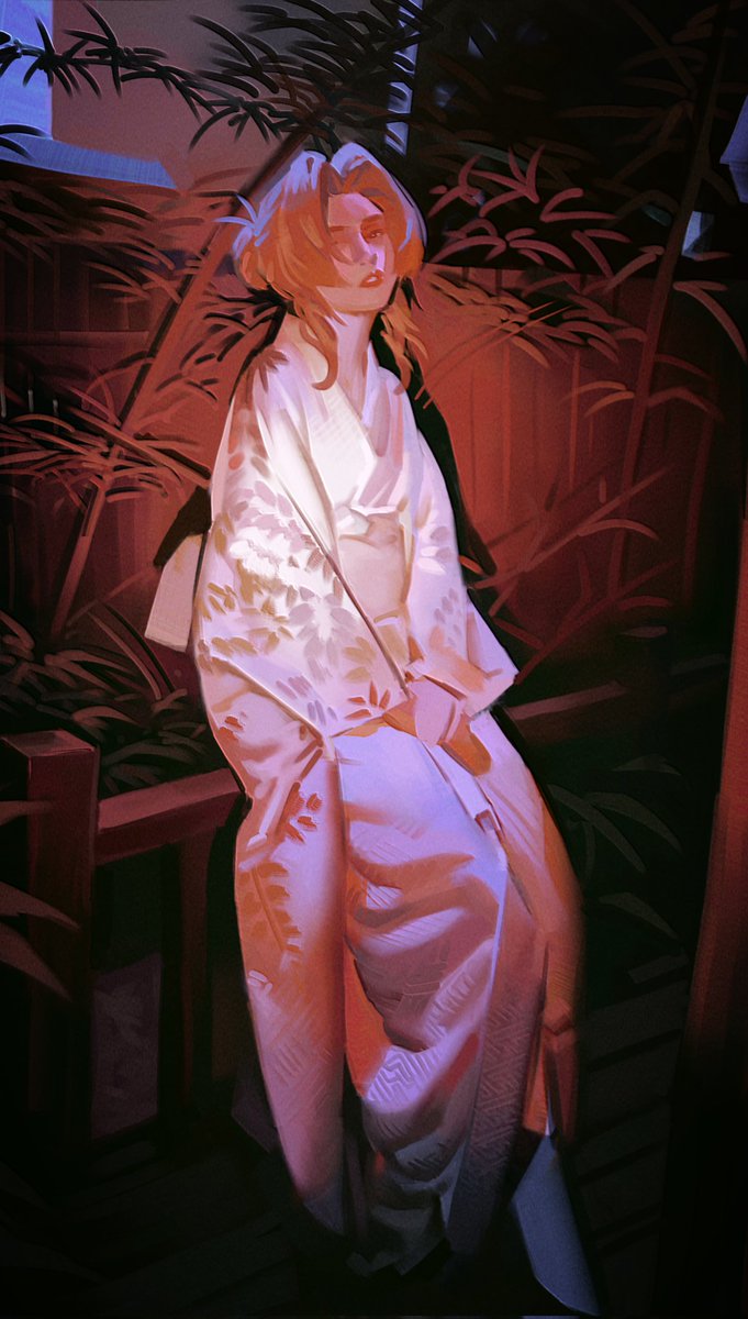 Study. Aerith. Ive got like 0 patience when painting foliage