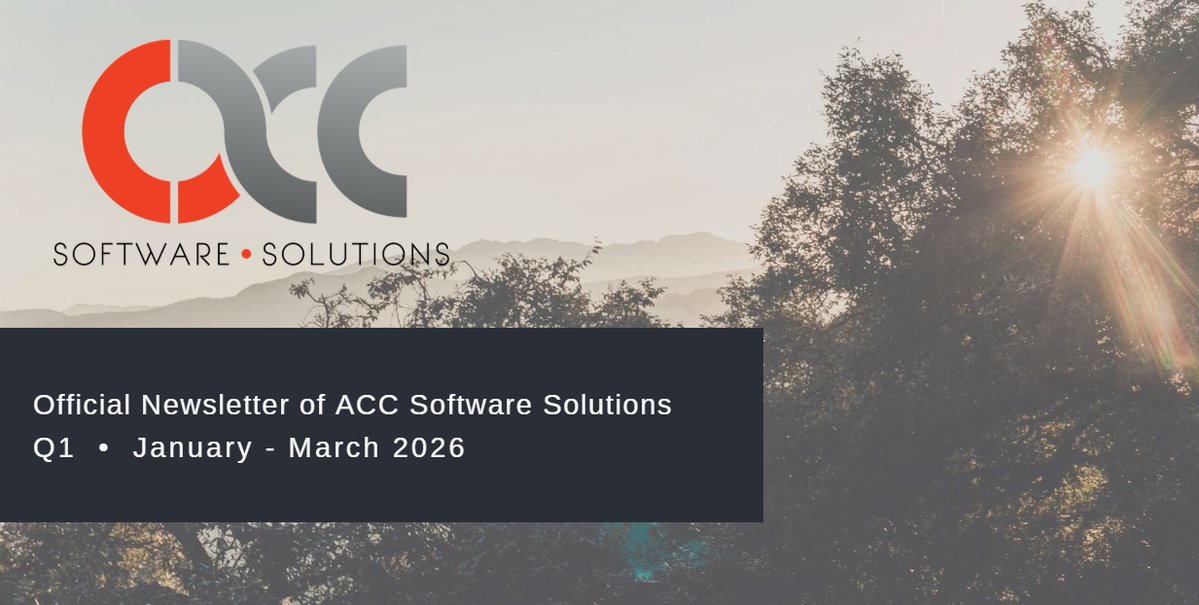 The Q1 2026 ACC Software Solutions Newsletter is here!
Inside, we share highlights from Acumatica Summit 2026, updates on Sage 100 in 2026, new Acumatica product enhancements, ERP trends to watch, and more:

4acc.com/wp-content/upl…
#ERP #Acumatica #Sage