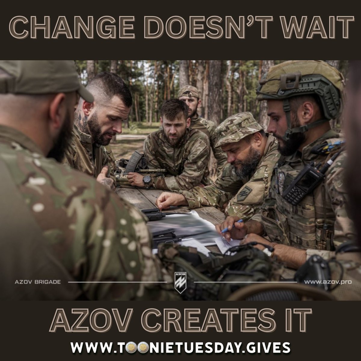 🧭Eastern Barrier🧭

$2,557✅ $11,000🎯

Change Doesn’t Wait - Azov Creates It -  They act decisively to shift the battlefield instead of reacting to it.  Let's help them push forward!