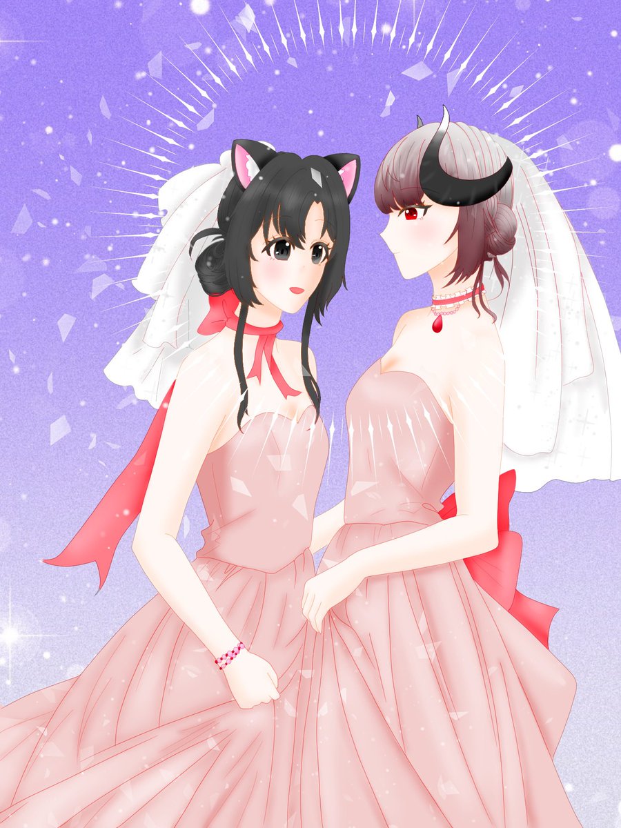 這不是玩笑，是兩個女生之間認真的誓言——與你相守到白頭。
模特：欣欣、<a href="/perce_xixi/">Twitch 西西寶寶💙</a>