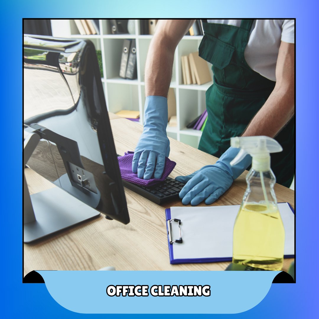 Janitor562's tweet photo. An organized office makes a world of difference. Our office cleaning services tackle dust, trash, and germs to keep your team healthy and focused. Give us a call to see the impact! #OfficeCleaning
https://t.co/itjdILcsX5 https://t.co/0xwiA2jzwD