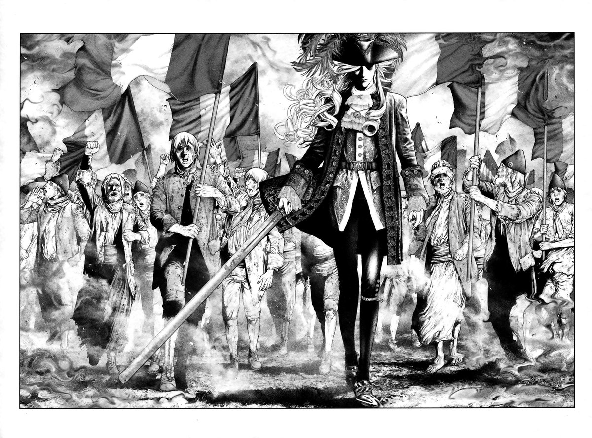 EARTHM0VERRR's tweet photo. Innocent Rouge✅: 8.5-9/10

A truly beautiful story. Extends on the theme of defying fate from the prequel, and as we follow the Revolution, Marie's character is a powerful catalyst for ambition in trying times. Really appreciate Sakamoto for this series.
#InnocentRouge https://t.co/raGYSALgAO