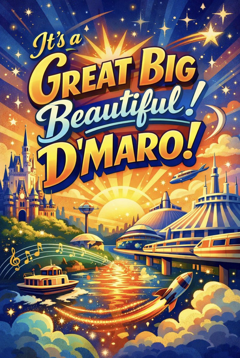 It’s a great big beautiful D’Maro ✨
The future’s looking bright! #GreatBigBeautifulTomorrow #TheFutureIsBright #DisneyMagic #Leadership #Onward