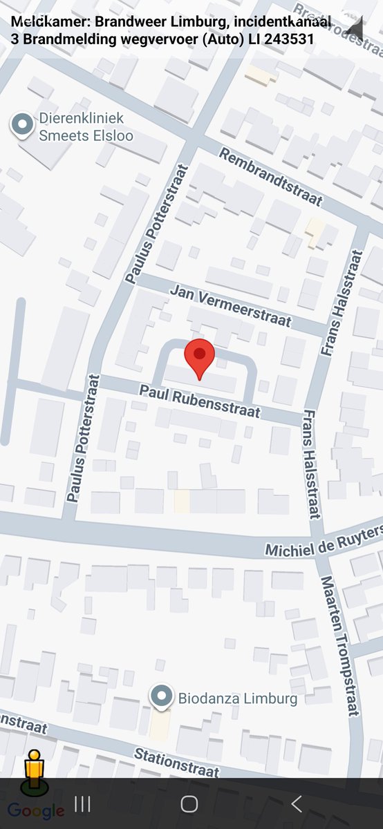 Brandmelding wegvervoer met inzet politie, ambulance en brandweer