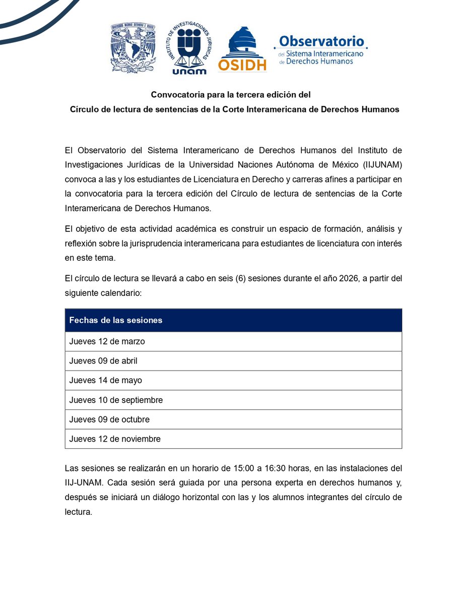 Observatorio del Sistema Interamericano de DH tweet media