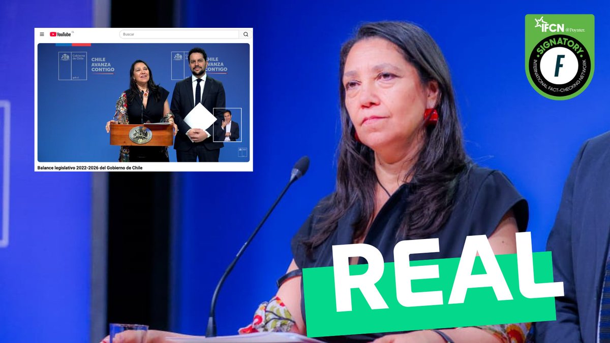 fastcheckcl's tweet photo. 🔎 #FactChecking | La ministra Segpres, Macarena Lobos, aseguró que el gobierno de Gabriel Boric tiene la «mayor producción legislativa» de los últimos 20 años. Esto es ✅#Real

No te quedes solo con esta bajada 👇
https://t.co/Jij51MYYIn https://t.co/AroXkbPopf