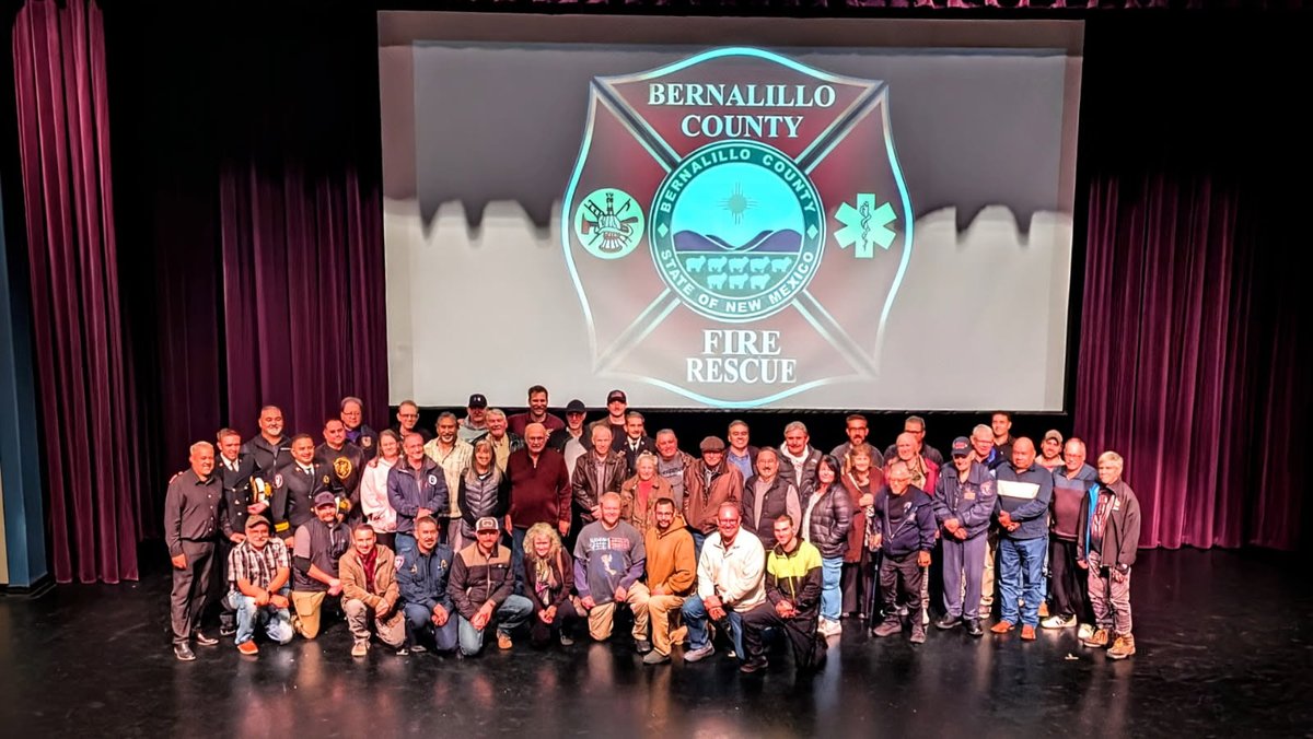 BernCounty's tweet photo. Nearly 100 joined us at the Hiland Theater for the premiere of “Through Their Eyes: The History of Bernalillo County Fire &amp; Rescue,” honoring generations who’ve served our community. 🚒

Thank you to all who joined to support us! More episodes to come later this year. #StayTuned https://t.co/zRTlC1pcST