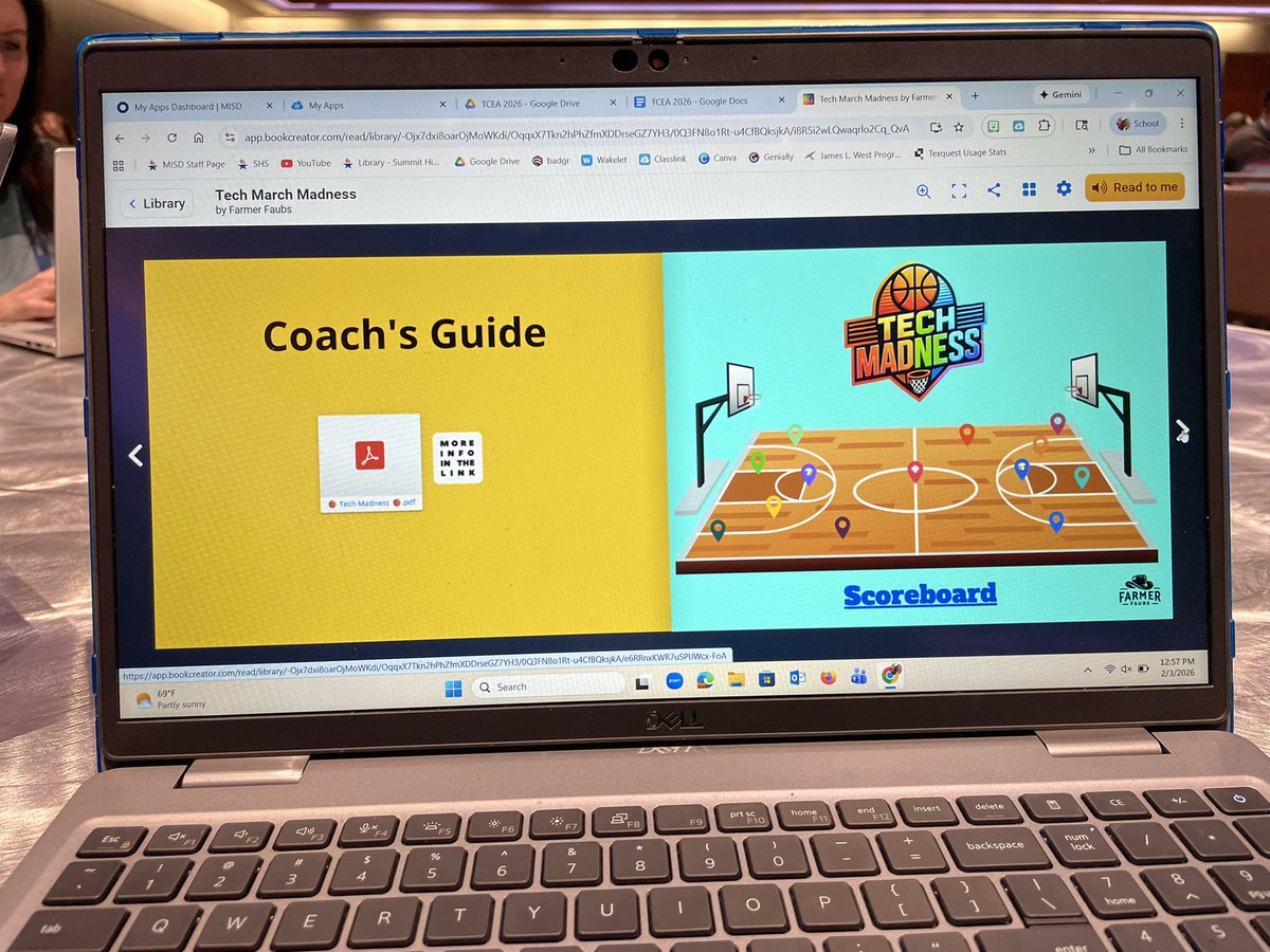 My morning was full with two great session with #lesliefisher and #bookcreator. Thank you #tcea2026