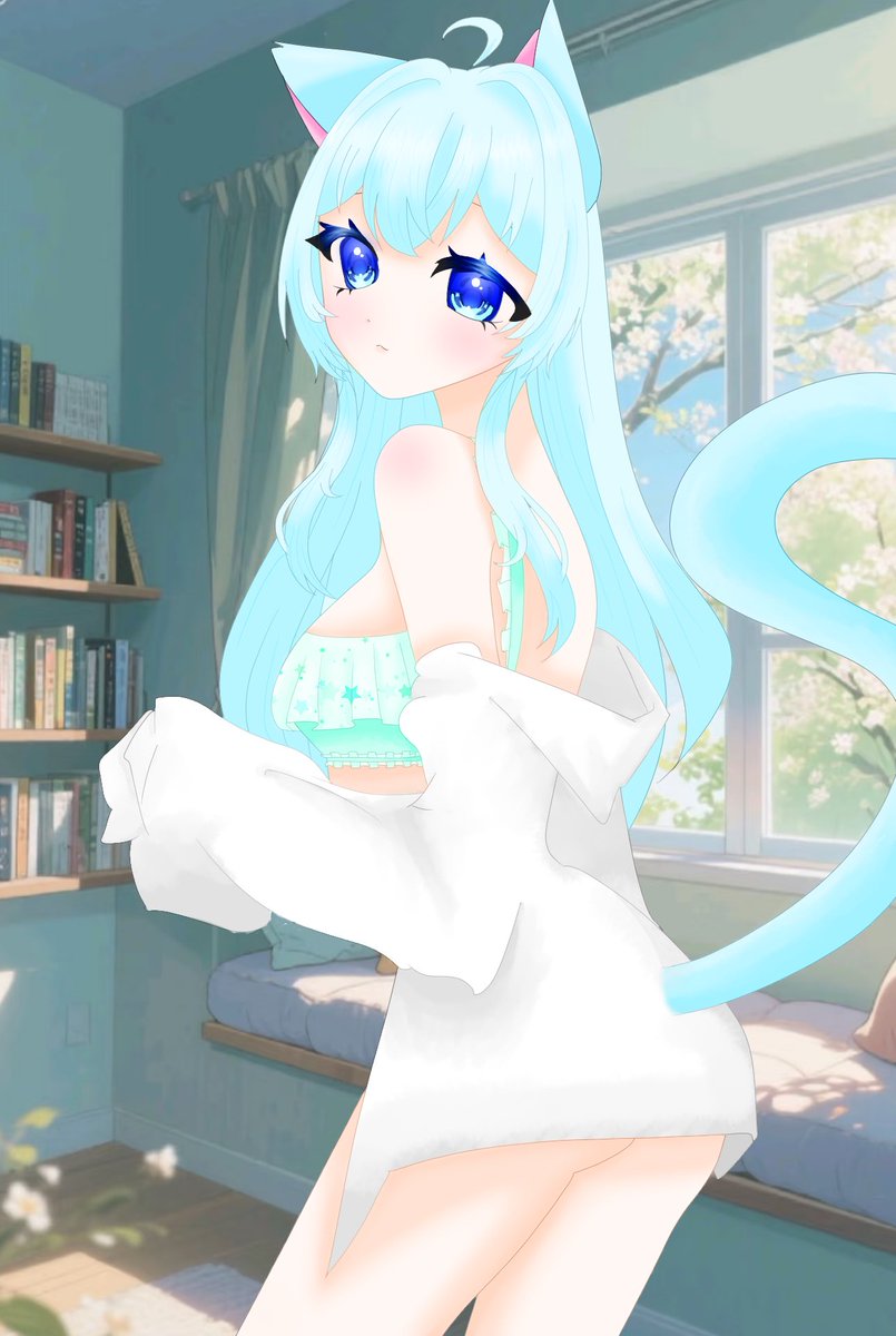 是誰偷偷穿走了我的襯衫？
模特：喬安安