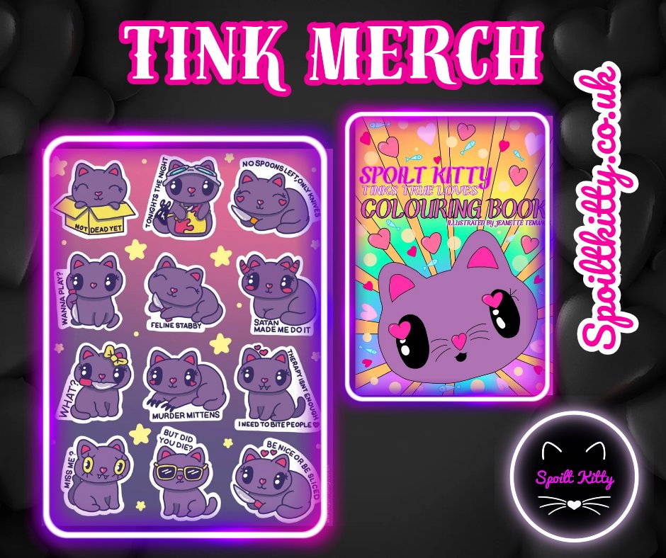 Spoilt_Kitty_'s tweet photo. πΎπ€ Tink is bringing the sass to Darkside Market this Saturday πΌ
Cute. Chaotic. Zero apologies.
Come face the judgement ππββ¬
#TinkTakesOver #SpoiltKitty #DarksideMarket #AltMerch #CatAttitude π€πΎ https://t.co/NmEu4DopXF